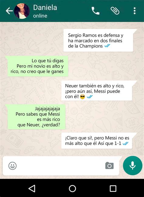 LIGAR POR WHATSAPP: Temas de conversación,。